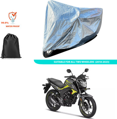 CODOKI Waterproof Two Wheeler Cover for Honda(CB Hornet 160R, Silver)