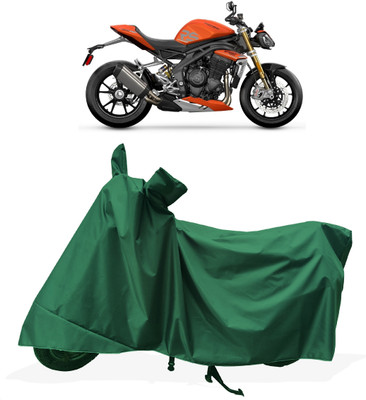Tricway Two Wheeler Cover for Triumph(Speed Triple BS6, Green)