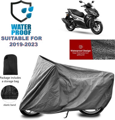 PAGORA Waterproof Two Wheeler Cover for Yamaha(Aerox 155 Maxi BS6, Grey)
