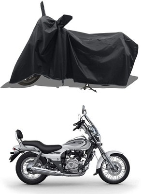 KEDIT Two Wheeler Cover for Bajaj(Avenger 220 DTS-i, Black)