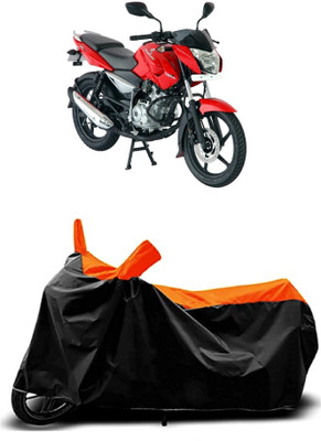 VESMEI Two Wheeler Cover for Bajaj(Pulsar 150 BS6, Orange)