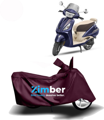 APNEK Two Wheeler Cover for TVS(Jupiter classic, Maroon)