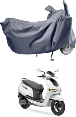Amexride Two Wheeler Cover for TVS(iQube, Grey)