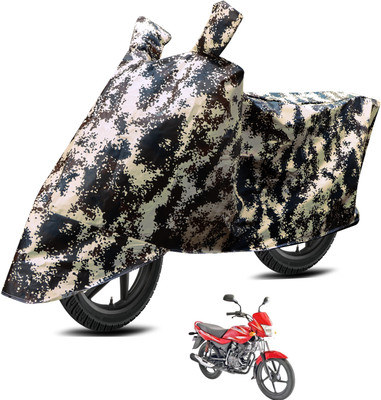 Euro Care Waterproof Two Wheeler Cover for Bajaj(Platina 100 DTS-i, Silver)