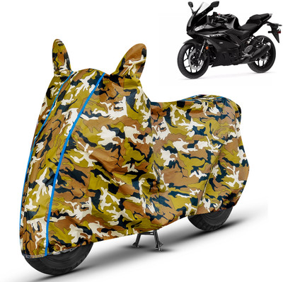 AUTOMOZEXO Waterproof Two Wheeler Cover for Yamaha(Multicolor)