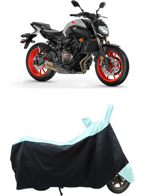 Coxtor Waterproof Two Wheeler Cover for Yamaha(MT 07 BS6, White)