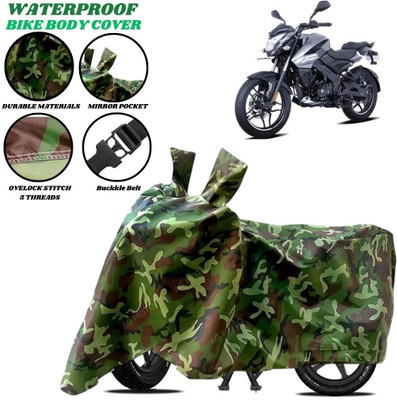 SRP PRODUCT Waterproof Two Wheeler Cover for Bajaj(Pulsar NS 200, Green)