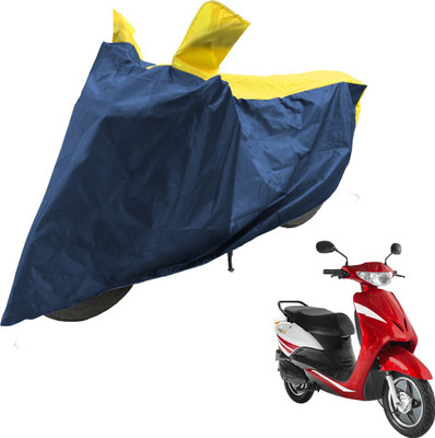 RiderShine Two Wheeler Cover for Indus(Yo Xplor, Blue, Yellow)
