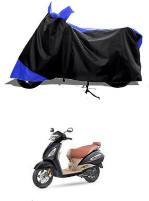 GROFATIK Two Wheeler Cover for TVS(Jupiter, Blue)