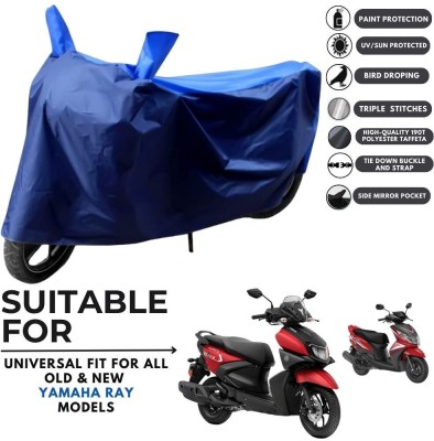 MADAFIYA Two Wheeler Cover for Yamaha(RayZR 125 BS6, Blue, Blue)