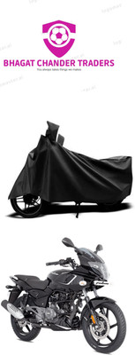 bhagat chander traders Waterproof Two Wheeler Cover for Bajaj(Pulsar 180 DTS-i, Black)