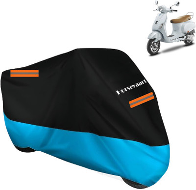 Horseyaart Waterproof Two Wheeler Cover for Vespa(Vespa VXL 125, Blue)