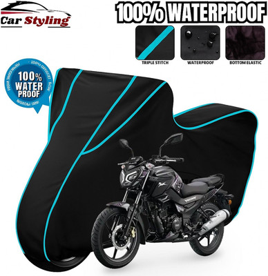 Car Styling Waterproof Two Wheeler Cover for TVS(Raider, Green, White)