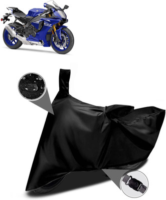 DeepShakshi AUTOMOTIVE Two Wheeler Cover for Yamaha(YZF-R1, Black)