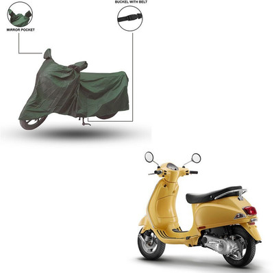 Furnish Flow Two Wheeler Cover for Vespa(Urban Club, Green)