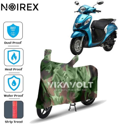 NOIREX Waterproof Two Wheeler Cover for Yamaha(Fascino, Green)