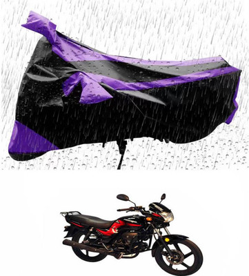 RONISH Waterproof Two Wheeler Cover for LML(Freedom, Purple, Black)