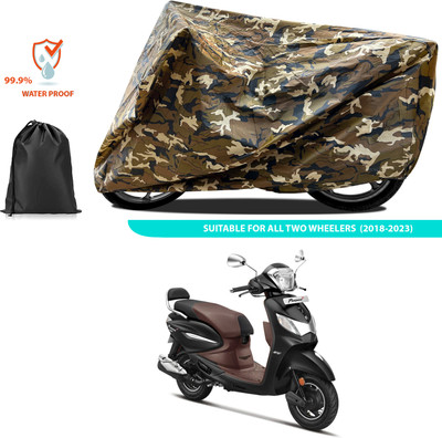 GOSHIV-car and bike accessories Waterproof Two Wheeler Cover for Hero(Pleasure Plus, Yellow)