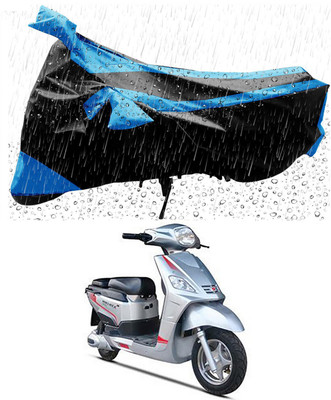 Furious3D Two Wheeler Cover for Hero(Electric NYX e5, Blue, Black)