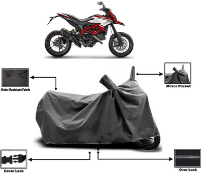 Amexride Two Wheeler Cover for Ducati(Hyperstrada, Grey)