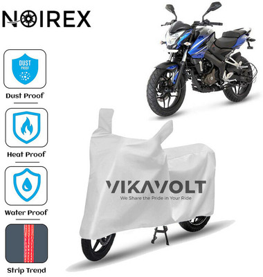 NOIREX Waterproof Two Wheeler Cover for Bajaj(Pulsar NS 200, Silver)