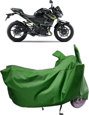 Amexride Two Wheeler Cover for Kawasaki(Z400, Maroon)
