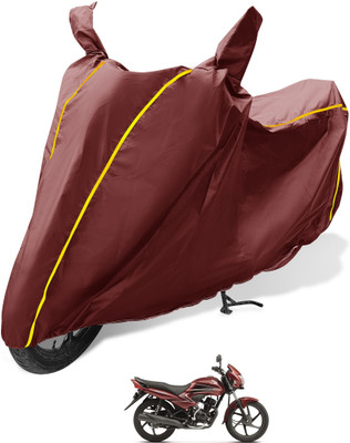 Auto Hub Waterproof Two Wheeler Cover for Honda(Dream Yuga, Maroon)