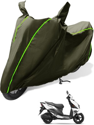 MOCKHE Waterproof Two Wheeler Cover for Suzuki(Avenis 125, Green)