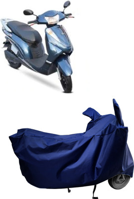 Amexride Two Wheeler Cover for Avon(E Scoot, Blue)
