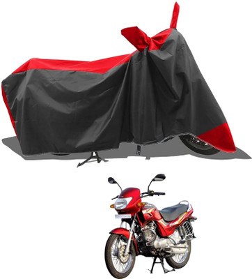 KEDIT Two Wheeler Cover for Hero(Red, Black)