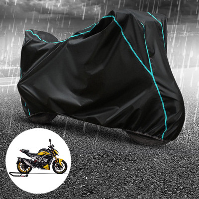 CODOKI Waterproof Two Wheeler Cover for TVS(Apache RTR 310, Black)