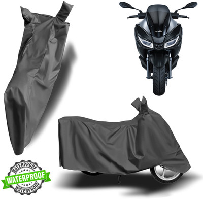 ROYAL AUTO MART Waterproof Two Wheeler Cover for Aprilia(Grey)