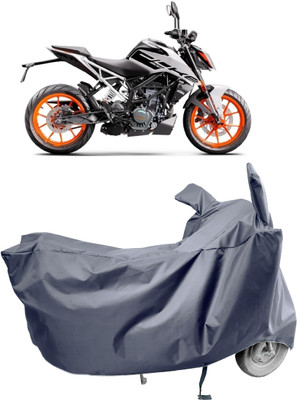 Amexride Two Wheeler Cover for KTM(200 Duke BS6, Grey)