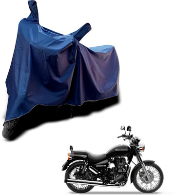 KEDIT Two Wheeler Cover for Royal Enfield(Enticer, Blue)