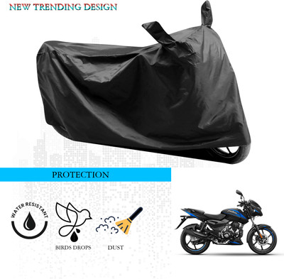 GOSHIV-car and bike accessories Waterproof Two Wheeler Cover for Bajaj(Pulsar 125 Neon, Black)