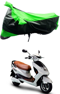 Mdstar Waterproof Two Wheeler Cover for Okinawa(Raise, Green, Black)