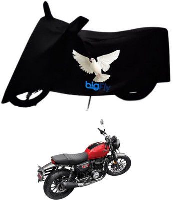 BigFly Waterproof Two Wheeler Cover for Honda(CB350RS, Black)