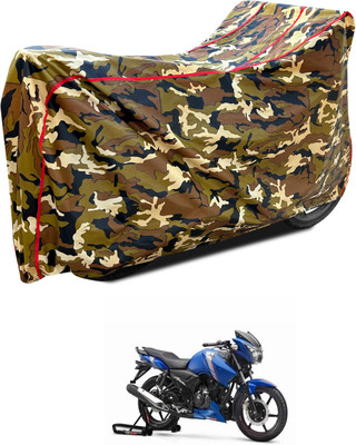 PAGORA Waterproof Two Wheeler Cover for TVS(Apache RTR 180, Multicolor)