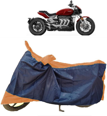 AutoFave Two Wheeler Cover for Triumph(Rocket III, Multicolor)