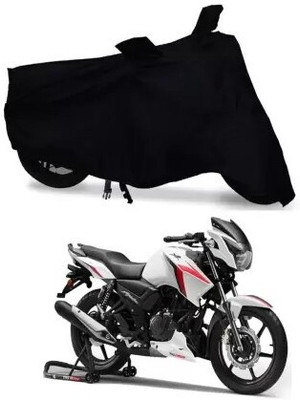 Tritika Waterproof Two Wheeler Cover for TVS(Apache, Black)