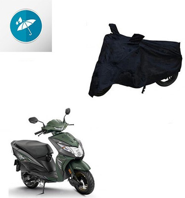 MMSSTAR Waterproof Two Wheeler Cover for Honda(Dio, Black)