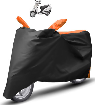 Caronix Two Wheeler Cover for Honda(Activa 125, Orange)