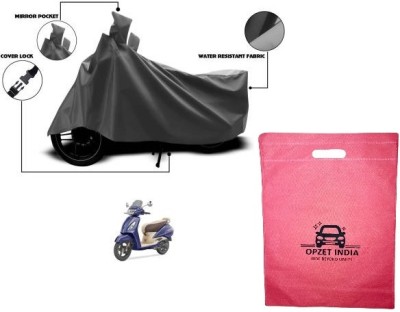 OPZET INDIA Waterproof Two Wheeler Cover for TVS(Jupiter 125, Grey)