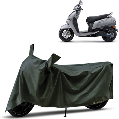 AG MOTO Two Wheeler Cover for TVS(iQube Electric, Green)