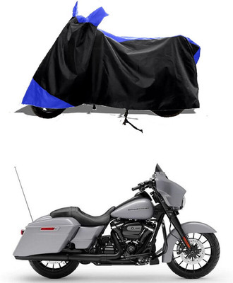 GROFATIK Two Wheeler Cover for Harley Davidson(Street Glide Special, Blue)
