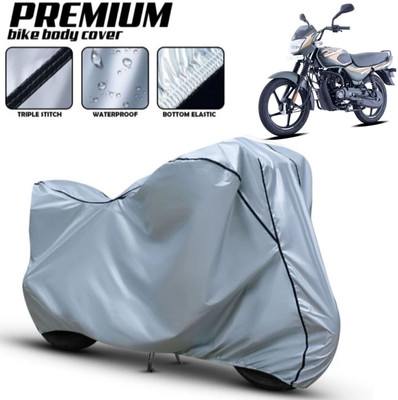 AutoGalaxy Waterproof Two Wheeler Cover for Bajaj(CT 100, Silver)