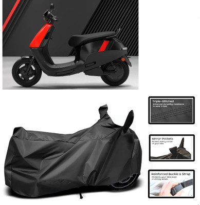 WMIZEXA Two Wheeler Cover for Ola(Black)