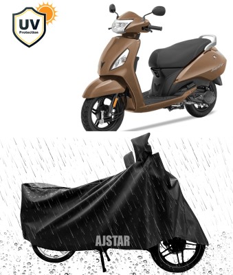 AJSTAR Waterproof Two Wheeler Cover for TVS(Jupiter, Black)