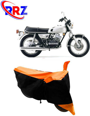 RRZ Waterproof Two Wheeler Cover for Yamaha(RD 350, Black, Orange)