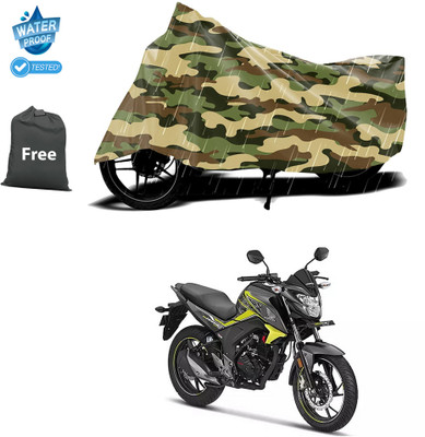 CODOKI Waterproof Two Wheeler Cover for Honda(CB Hornet 160R, Yellow)